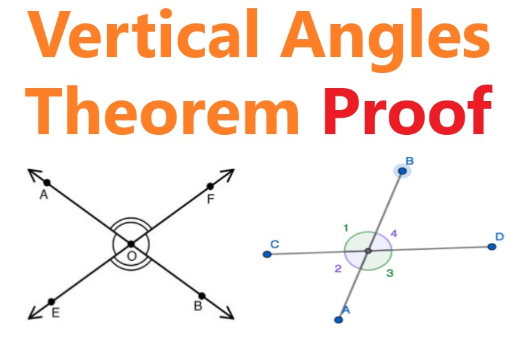 Vertical Angle Theorem - Definition, Examples, Proof with Steps